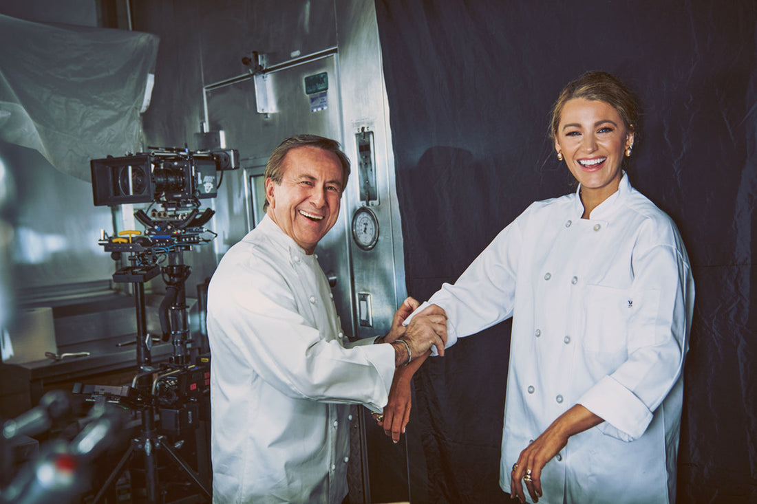 Blake Lively with Chef Boulud