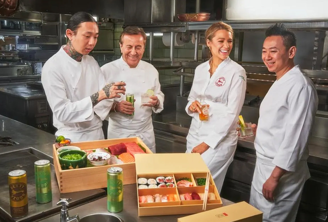 Blake Lively with Chefs