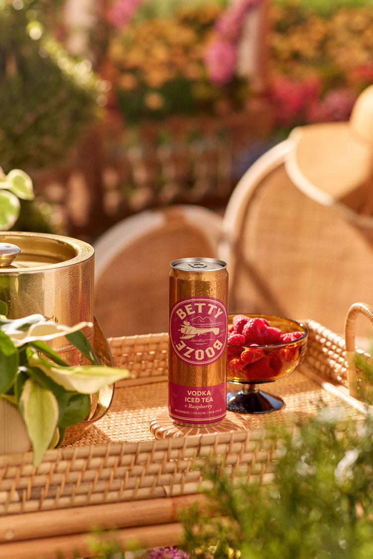 Betty Booze Vodka Iced Tea + Raspberry Can